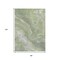 Homeroots 8' X 10' Artichoke Green Lavender And Ivory Abstract Washable Indoor Outdoor Area Rug 618193 - alternate 3