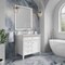 James Martin Vanities Brittany 36" Single Vanity in Bright White, w/ 3 CM Siberian Silestone Top 655-V36-BW-3SFR - alternate 3
