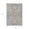 Homeroots 9' X 12' Gray Beige And Ivory Floral Washable Indoor Outdoor Area Rug 605477 - alternate 3