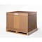 Zoro Select 36 1/2 in x 30 1/2 in x 44 1/2 in Shipping Crate, Brown, Cross-Laminated Paper Board EC1002 - alternate 2