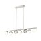Z-Lite Realm Sphere 7 Light Linear Chandelier, Brushed Nickel, 54 In W 7517-7L-BN - alternate 3