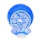 Elama Nelly 12 Piece Melamine Dinnerware Set in Blue EL-NELLY - alternate 3