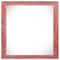 Homeroots 6" x 6" Red Solid Wood Tabletop Picture Frame 386567 - alternate 2