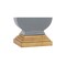 Jonathan Y Carter 29" Ceramic/Resin LED Table Lamp, Grey/Gold JYL3018B - alternate 5