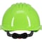 Jsp Standard Brim, Vented Hard Hat w/HDPE Shell, 6-Point Polyester Suspension, Wheel Ratchet Adj. 280-EV6151V-LY - alternate 1