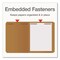 Pendaflex Kraft Fastener Folders, Straight Tab, Expands 0.75", 2 Fasteners, Letter Size, Kraft, 50PK 1006992 - alternate 3