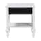 Baxton Studio Callison Spindle Nightstand, White 271-14739-ZORO - alternate 2