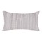 Homeroots 16" X 24" Taupe Linen Botanical Floral Lumbar Throw Pillow Cover with Embroidery 713116 - alternate 1