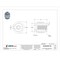 Zoro Select Knife Thread Insert, No. 4-40 Int Thrd Sz, 3/8 in L, 1/4 in Dia., 18-8 Stainless Steel, Plain, 10 PK 400-004-CR-PK10 - alternate 3