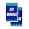 Signmission Dry Storage, Vinyl Decals Only 24 Inch x 36 Inch, Vinyl Decal, 2PK DSB-2436-2PACK-Dry Storage - alternate 1