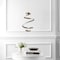 Jonathan Y Whirl 11" 1-Light Modern Minimalist Metal Helix Swirl Abstract Integrated LED Pendant, Gold Painting JYL1704C - alternate 3