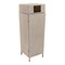 Happimess Keaton Modern 24.13Gal All-Weather Wicker/Metal Lidded Hideaway Outdoor Trash Can, Light Pink/White HPM1203D - alternate 5