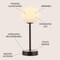 Jonathan Y Natalia 12.25" Modern Minimalist Iron Rechargeable Integrated Portable LED Table Lamp, Oil Rubbed Bro JYL7108B - alternate 6
