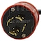 Ac Works SOOW Extension Cord, 12 AWG, 12/3, 1 Outlets, L15-20R, Black, Rubber, L15-20P, 75 ft L1520PR-075 - alternate 3