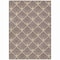 Homeroots 9' X 12' Brown And Beige Geometric Washable Indoor Outdoor Area Rug 594699 - alternate 3