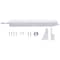 Prosource Door Closer, 1-1/2 in Dia Rod, 17-1/2 in L, Aluminum Tube, 90 deg Opening, 99 lb 16027-UW-PS - alternate 1
