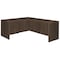 Regency Corner Desks, 29 in H, 60 in W X Wood, Neo Walnut LLDSP603047NW - alternate 1