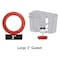 Korky TanktoBowl Gasket, 3 in ID x 414 in OD Dia, Sponge Rubber, Red, For 3 in 2Piece Toilet Tanks 480BP - alternate 3