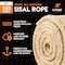 Xpose Safety Sisal Rope, 1/2 In Thick Rope, Heavy Duty Durable Natural Fiber Rope 1/2 x 100Ft SR12-100-X - alternate 2
