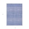 Homeroots 8' X 10' Sky Blue Purple And Ivory Tribal Washable Indoor Outdoor Area Rug 582635 - alternate 3
