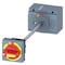 Siemens door mounted rotary operator EMERGENCY OFF IEC IP65 with door interlock 3VA9267-0FK25 - alternate 1