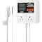 Ipower Digital Temperature Controller, 1200W 10A Dual Outlet Thermostat Plug, 2-Stage Heating/Cooli GLCTRLHEATCOOL10 - alternate 1