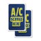 Signmission A/C Service Here, A-Frame & 2 Decals Installed, Heavy-Duty Plastic Frame SBHD-D-2436-30338 - alternate 4