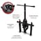 Performance Tool Pilot Bearing Puller, 3-Jaw, Chrome Vanadium Steel, 1/2 to 1-1/2 in. W89744 - alternate 2