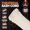 Xpose Safety White Braided Sash Cord 1/4in x 100ft, 6PK WSC14-100-6-X-S - alternate 4