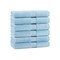 Arkwright Home Egyptian Cotton Hand Towel 16x30 Blue - Pack of 6, 6PK P-EGYP-1630-BLU - alternate 1