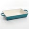 Crock-Pot Crock Pot Artisan 13 in. Enameled Cast Iron Lasagna Pan in Teal Ombre 112008.01 - alternate 3