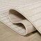 Jonathan Y Hallie High-Low Minimalist Curve Geometric Ivory/Cream 2 ft. x 10 ft. Indoor/Outdoor Runner Rug SCN100B-210 - alternate 4