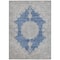 Homeroots 10' X 14' Navy Blue And Ivory Oriental Washable Indoor Outdoor Area Rug 597745 - alternate 4