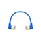Monoprice SlimRun Cat6A 90 Degree 36AWG S/STP Ethernet Network Cable_ 0.5ft Blue 31015 - alternate 2