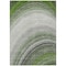 Homeroots 3' X 5' Green And Artichoke Green Abstract Washable Indoor Outdoor Area Rug 577301 - alternate 3
