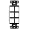 Hubbell Cat 6 Keystone Jack, Black NS616BK - alternate 2