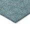 Homeroots 9' X 12' Teal Blue And Ivory Geometric Washable Indoor Outdoor Area Rug 602399 - alternate 5