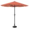 Pure Garden 9-Foot Outdoor Patio Umbrella with Base, Orange 50-101-TCB - alternate 3