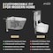 Anzzi Smart Wall-Hung Elongated Bidet Toilet in White with Auto Lid, Heated Seat, Air Dry, Remot Control TL-WHFF03-WH - alternate 1