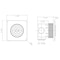 Alfi Brand ALFI brand AB3801-PC Polished Chrome Flush Mount Shower Body Spray AB3801-PC - alternate 3