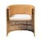 Bali & Pari Carina Natural Rattan Barrel Dining Chair 262-14326-ZORO - alternate 2