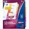 Avery Index Tabs, Multicolor, 1 to 5 Tabs, PK5 AVE11131 - alternate 1