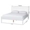 Baxton Studio Callison Spindle Platform Bed, White, Full 271-14734-ZORO - alternate 4