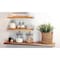 Centerpointe Acacia Wood Floating Shelves Set, 3-Piece 83209 - alternate 2