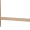 Homeroots Modern Natural And White Narrow Table Desk 389025 - alternate 2