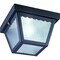 Boston Harbor 6276BK-3L Porch Light, 120 V, 60 W, Steel Fixture, Black Fixture 6276BK3L - alternate 1