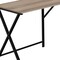 Homeroots 55" Taupe and Black L Shape Computer Desk 376542 - alternate 3