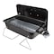 Omaha Portable Gas Grill, 1 Grate, 168 sqin Primary Cooking Surface, Black, Steel Body YL1081 - alternate 2