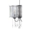 Jonathan Y Avah 13" Metal/Crystal Adjustable LED Drop Chandelier, Chrome JYL7465A - alternate 5