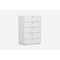 Homeroots 31 X 16" X 44" White Chest 366260 - alternate 1